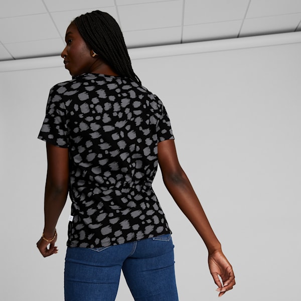 Essentials Animal Women's Tee, PUMA Black, extralarge