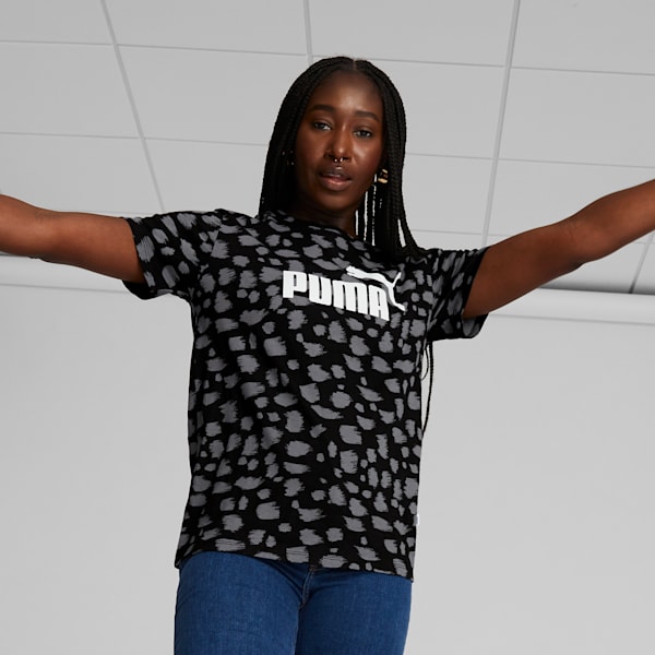 Essentials Animal Women's Tee, PUMA Black, extralarge