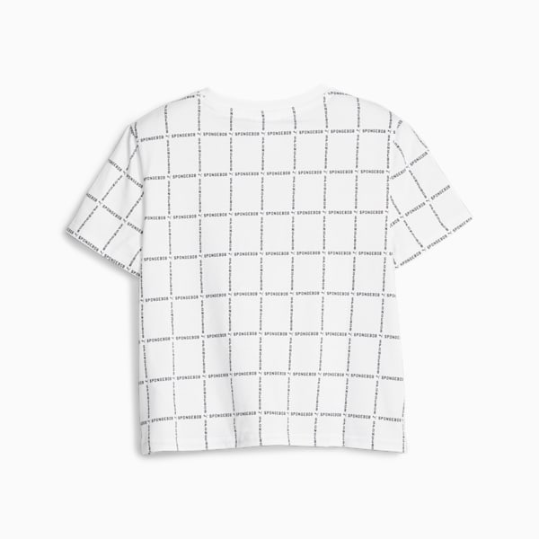 PUMA X SPONGEBOB Youth Printed T-shirt, PUMA White, extralarge-IND
