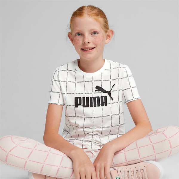 PUMA X SPONGEBOB Youth Printed T-shirt, PUMA White, extralarge-IND