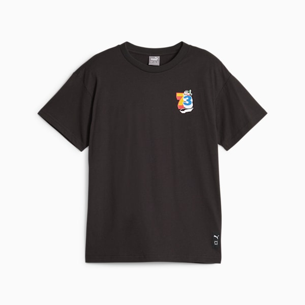 Trash Talk Basketball Big Kids' Tee, PUMA Black, extralarge