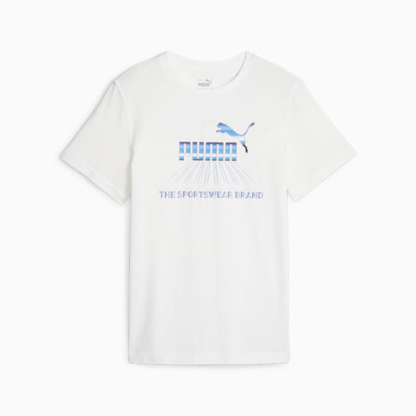 PUMA Graphics Boys' Tee, PUMA White, extralarge