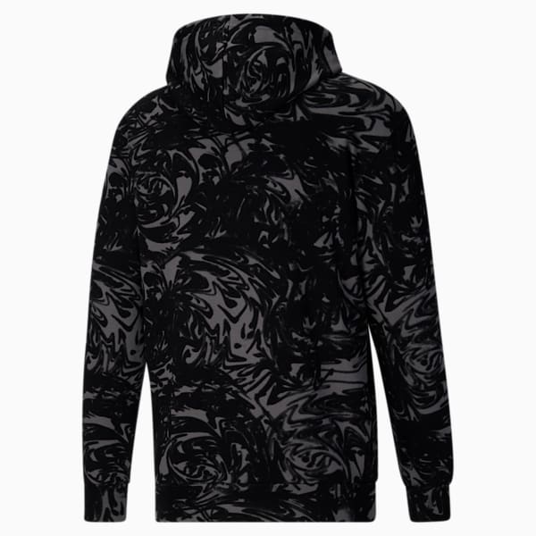 PUMA POWER Summer AOP Hoodie , PUMA Black, extralarge