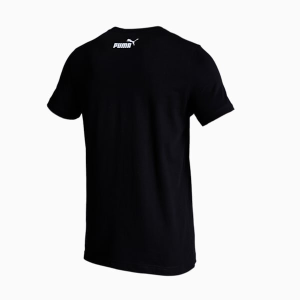 one8 Radial Graphic Men's Slim Fit T-Shirt, PUMA Black, extralarge-IND