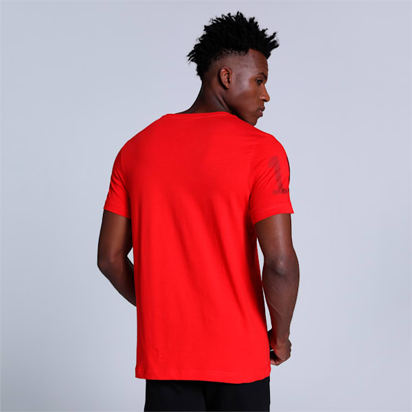one8 Graphic Men's Slim Fit T-Shirt, PUMA Red, extralarge-IND