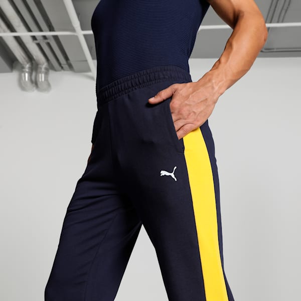 PUMA x one8 Men's Colorblock Pants, PUMA Navy, extralarge-IND