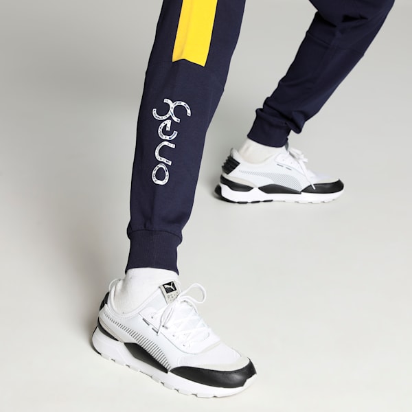 PUMA x one8 Men's Colorblock Pants, PUMA Navy, extralarge-IND