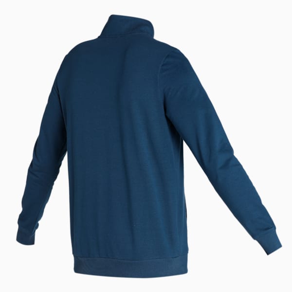 one8 PUMA Logo Print Men's Slim Fit Jacket, Dark Night, extralarge-IND