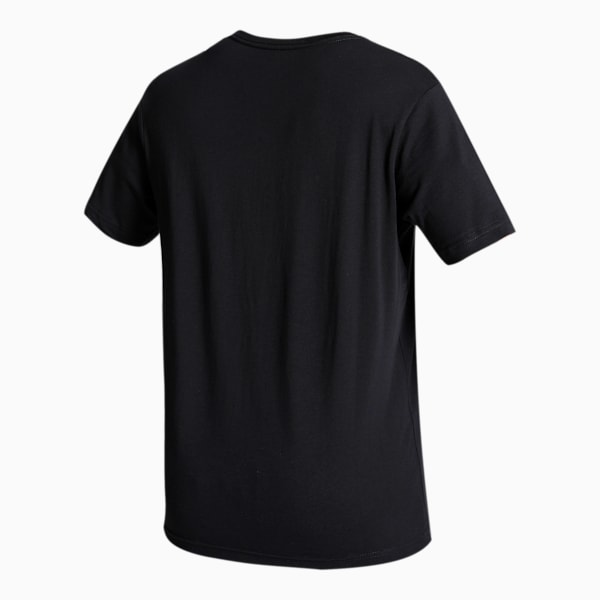 ESS Men's V-Neck Regular Fit T-Shirt, Puma Black, extralarge-IND