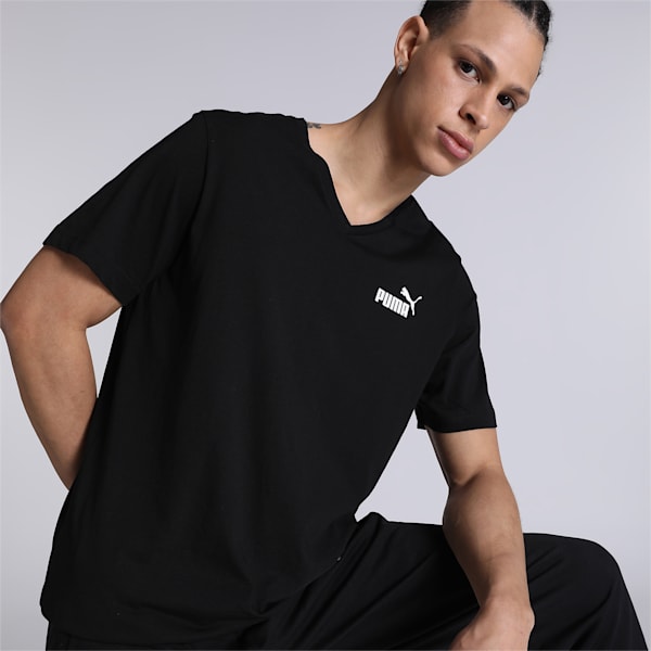 Puma v hot sale neck t shirts