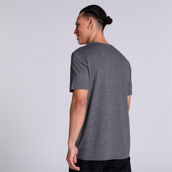 ESS Heather  Regular Fit Mens T-Shirt, Puma Black, extralarge-IND
