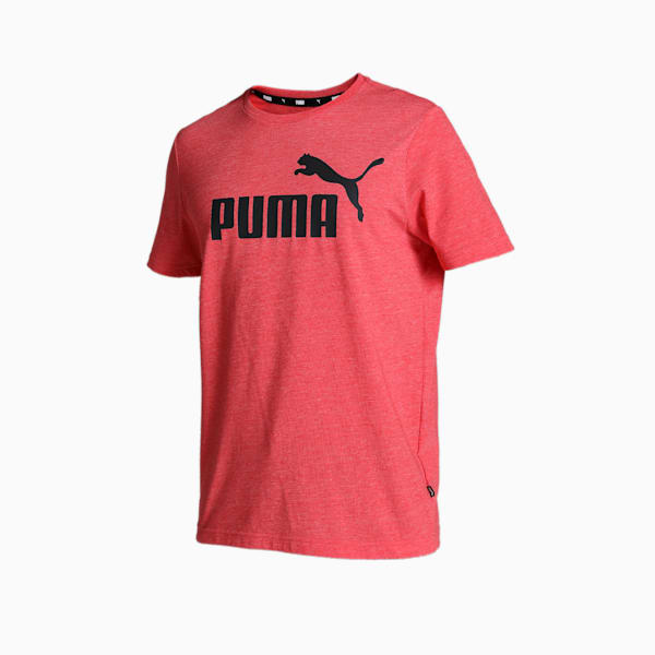 Heather Men's Regular Fit T-Shirt, High Risk Red, extralarge-IND