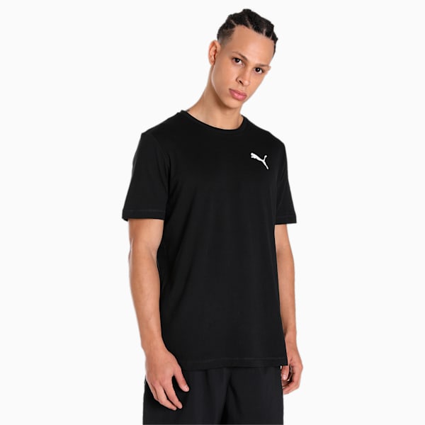 ACTIVE Soft Men's Regular Fit T-Shirt, Puma Black, extralarge-IND