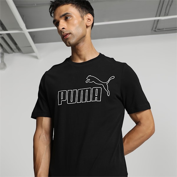 Elevated Regular Fit Men's T-Shirt, Puma Black, extralarge-IND