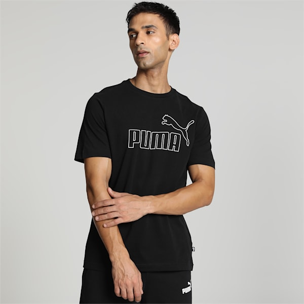 Elevated Regular Fit Men's T-Shirt, Puma Black, extralarge-IND