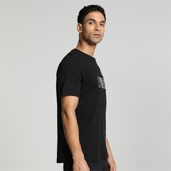 Elevated Regular Fit Men's T-Shirt, Puma Black, extralarge-IND