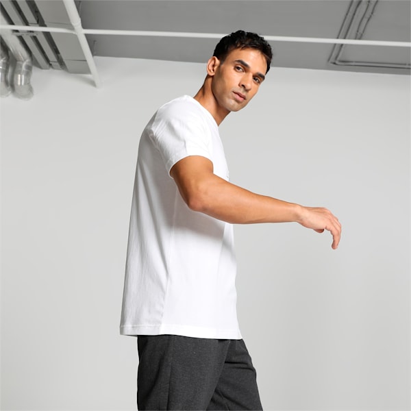 ESS Elevated Regular Fit Men's T-Shirt, Puma White, extralarge-IND