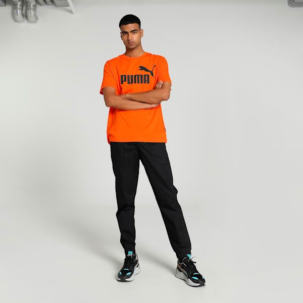 Logo Men's Regular Fit T-Shirt, Cayenne Pepper, extralarge-IND