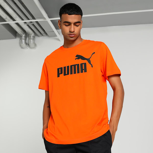Logo Men's Regular Fit T-Shirt, Cayenne Pepper, extralarge-IND