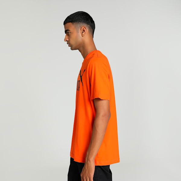 Logo Men's Regular Fit T-Shirt, Cayenne Pepper, extralarge-IND
