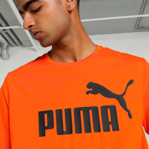 Logo Men's Regular Fit T-Shirt, Cayenne Pepper, extralarge-IND