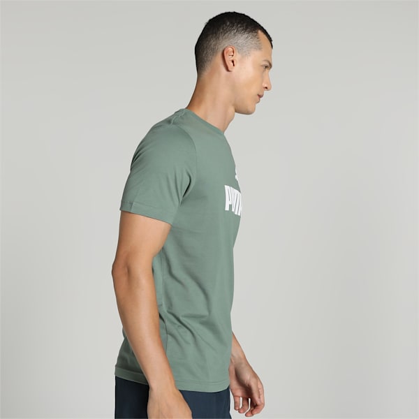 Logo Men's Regular Fit T-Shirt, Eucalyptus, extralarge-IND