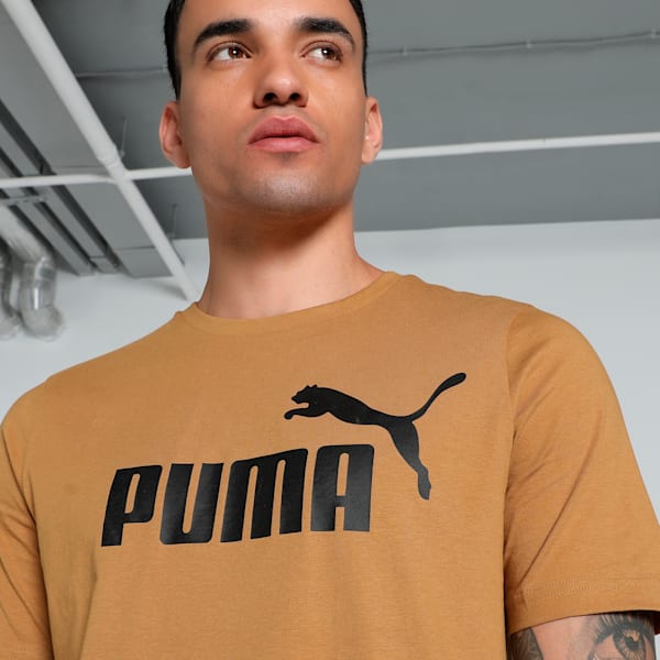 Logo Men's Regular Fit T-Shirt, Desert Tan, extralarge-IND