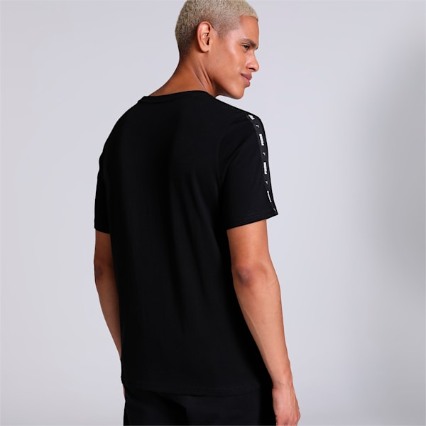 ESS+ Tape Regular Fit Mens T-Shirt, Puma Black, extralarge-IND