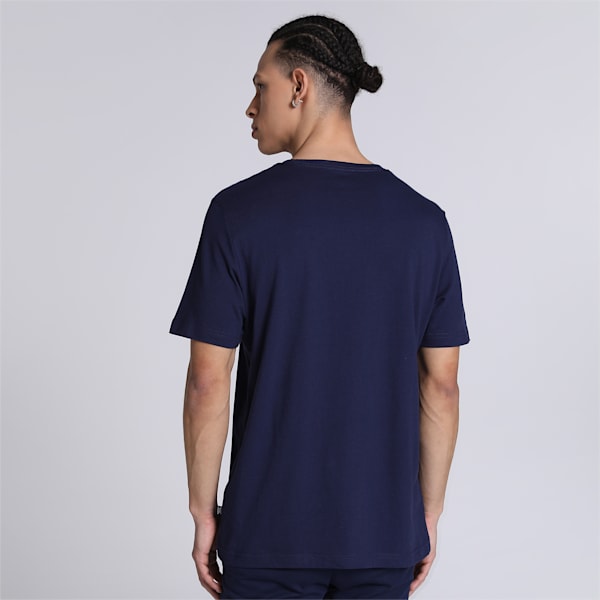 Logo Regular Fit Mens T-Shirt, Peacoat, extralarge-IND