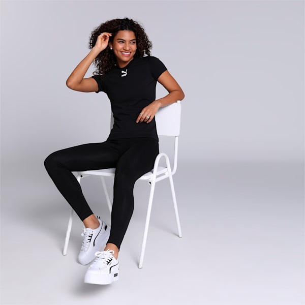 Classics Slim Fit Women's T-Shirt, Puma Black, extralarge-IND