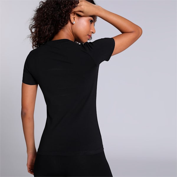 Classics Slim Fit Women's T-Shirt, Puma Black, extralarge-IND