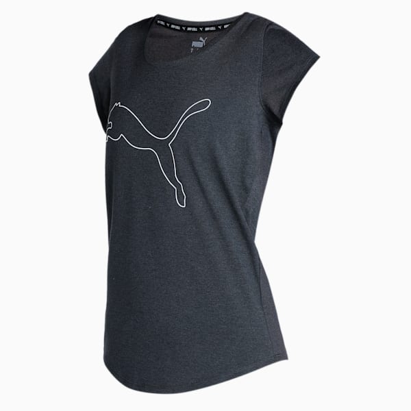 Performance Heather Cat Women's Training T-Shirt, Dark Gray Heather, extralarge-IND