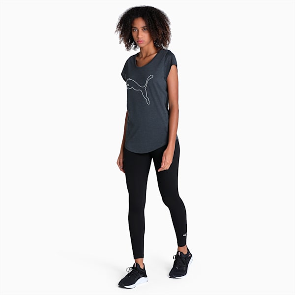 Performance Heather Cat Women's Training T-Shirt, Dark Gray Heather, extralarge-IND