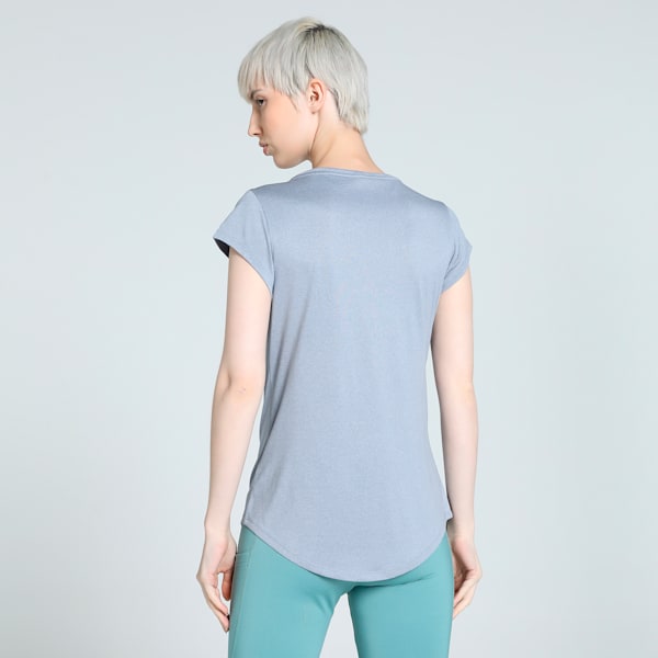 Performance Heather Cat Women's Training T-Shirt, Filtered Ash Heather, extralarge-IND