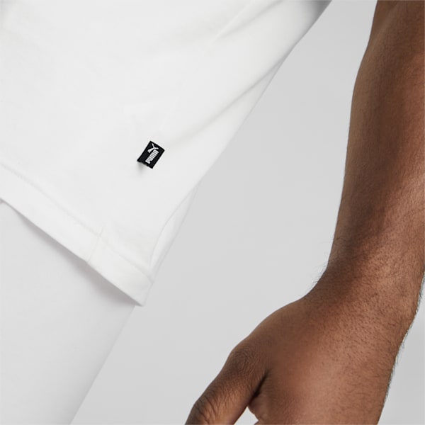LOGO POWER Men's Regular Fit T-Shirt, PUMA White, extralarge-IND