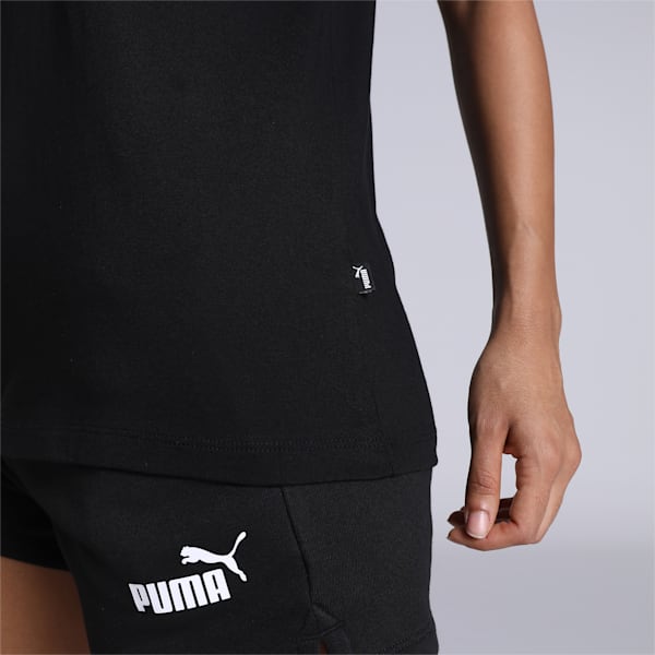 Logo Women's Relaxed Fit Boyfriend T-Shirt, Puma Black, extralarge-IND