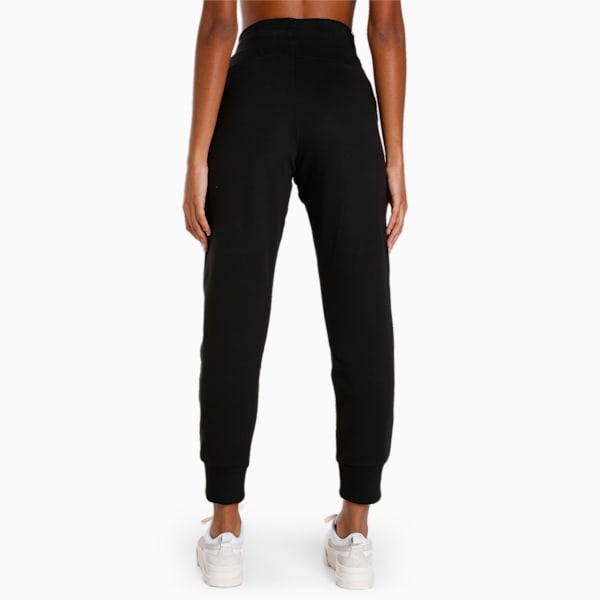 Women's Regular Fit Sweat Pants, Puma Black-CAT, extralarge-IND