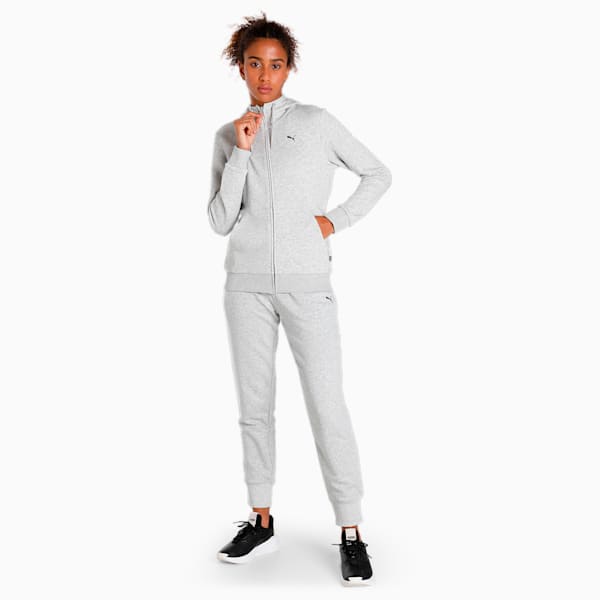 ESS Women's Regular Fit Sweat Pants, Light Gray Heather-CAT, extralarge-IND