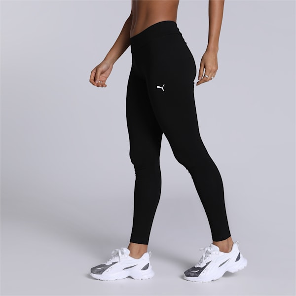 Logo Women's Leggings, Puma Black-CAT, extralarge-IND