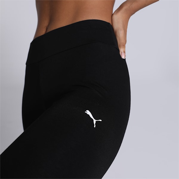 Logo Women's Leggings, Puma Black-CAT, extralarge-IND