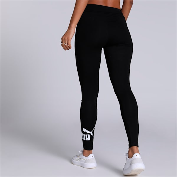 Logo Skinny Fit Women's Leggings, Puma Black, extralarge-IND