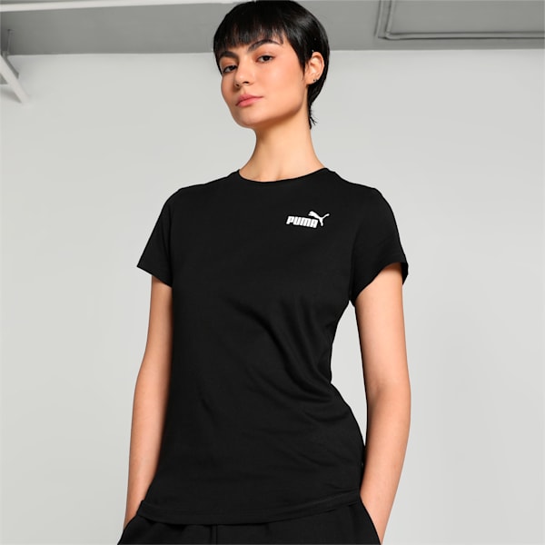 Small Logo Women's T-Shirt, Puma Black, extralarge-IND
