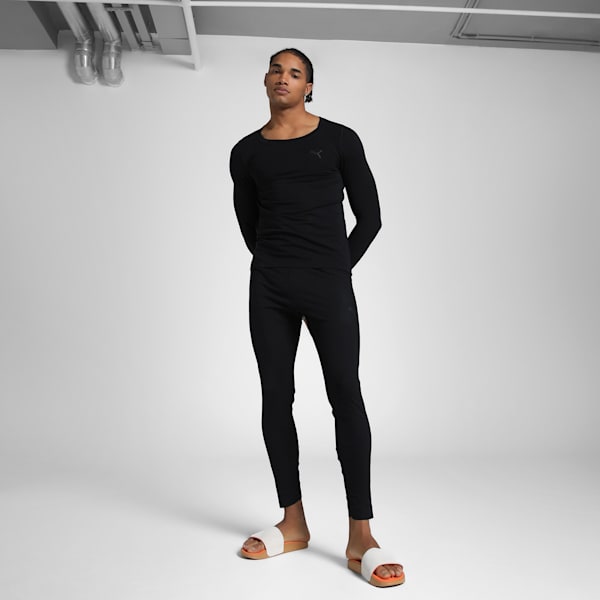 Men's Long Sleeve Thermal Top, Puma Black, extralarge-IND