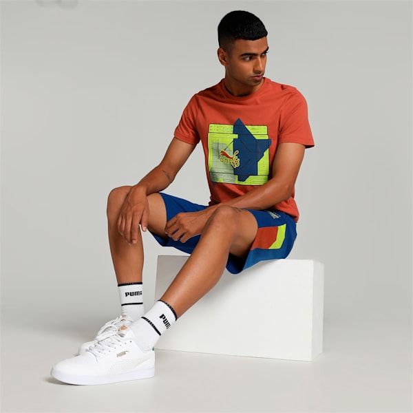 PUMA x one8 Graphic Men's T-shirt, Apple Cider, extralarge-IND