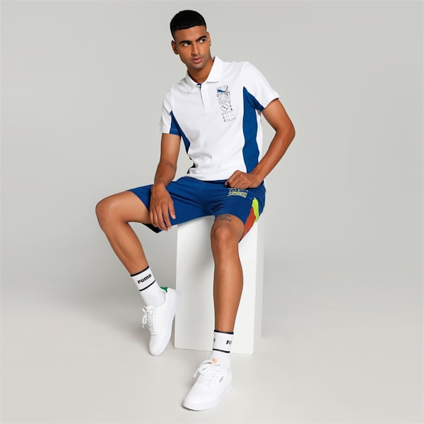 PUMA x one8 Men's Elevated Slim Fit Shorts, Clyde Royal, extralarge-IND