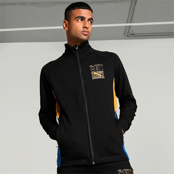 PUMA x one8 Men's Elevated Jacket, PUMA Black, extralarge-IND