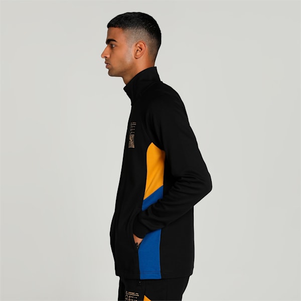 PUMA x one8 Men's Elevated Jacket, PUMA Black, extralarge-IND