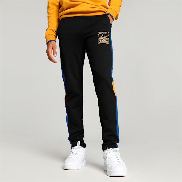 PUMA x one8 Men's Elevated Slim Fit Pants, PUMA Black, extralarge-IND