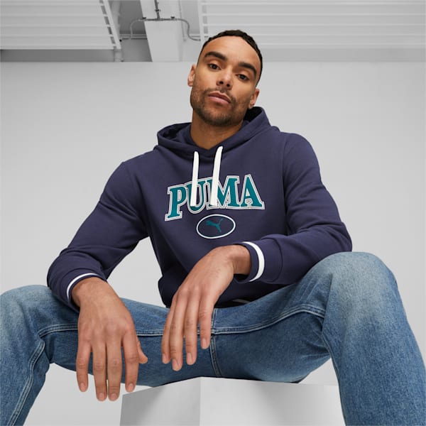 PUMA SQUAD Men's Hoodie, PUMA Navy, extralarge-IND