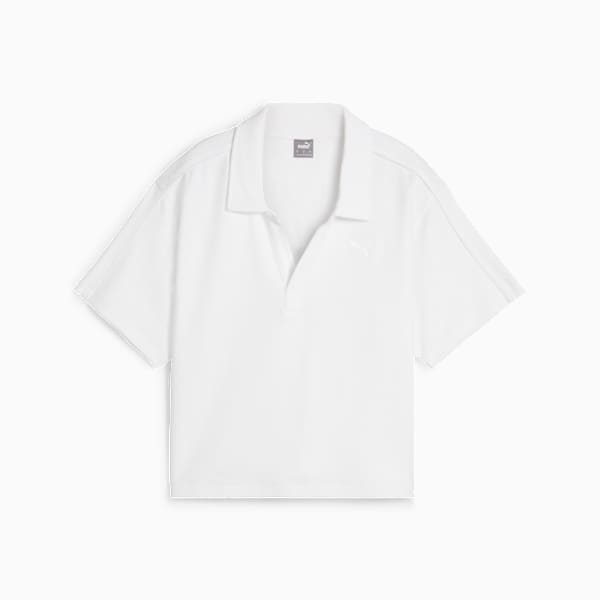 White polo shirt womens near me sales